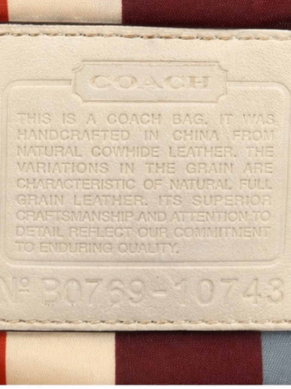 Coach Ergo Hobo Bag 10743 Ivory Leather Shoulder Bag Vintage Y2K - Picture 6 of 9